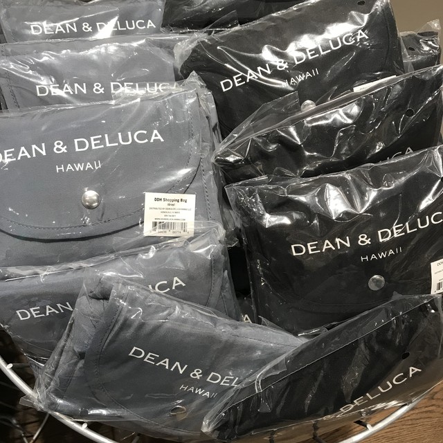 Setコンパクトエコバッグ2個セット ハワイ限定 Dean Deluca ディーンアンドデルーカ Shopping Bag Big Mahalo Honolulu