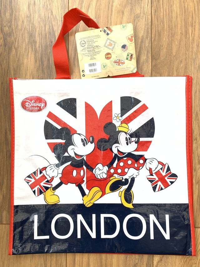 イギリス ディズニー公式サイト ロンドン限定商品 エコバック 大 Disney Uk London Exclusive Reusable Bag Large Cool Gb Cute Jp