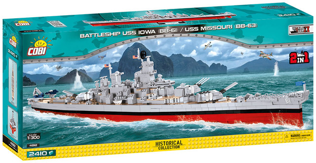 Cobi 4812 戦艦アイオワ 61 ミズーリbb 63 ミリタリーブロック公式オンラインショップ Militaryblock Official Online Shop