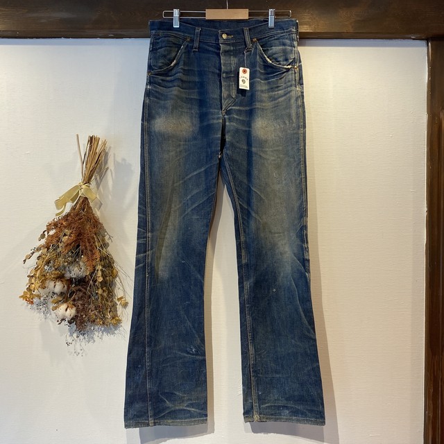 50 S Wrangler 11mw Jeans 鬼ヒゲ 古着屋comma