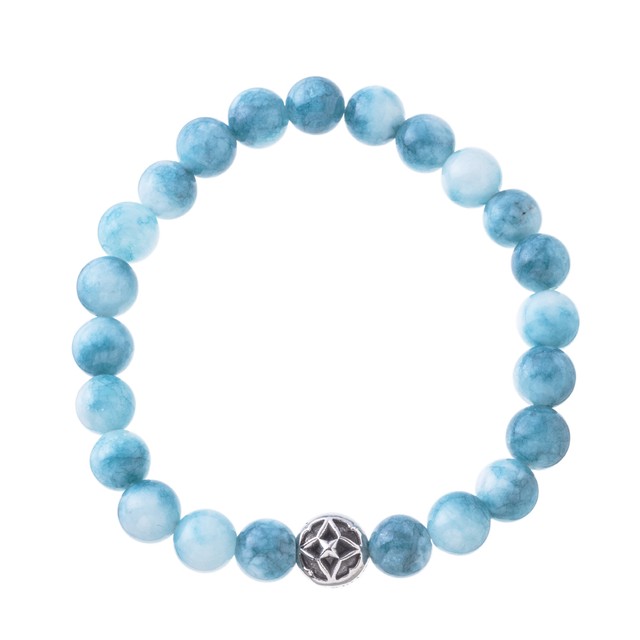 海色水晶数珠ブレス8ｍｍ　ACB0112