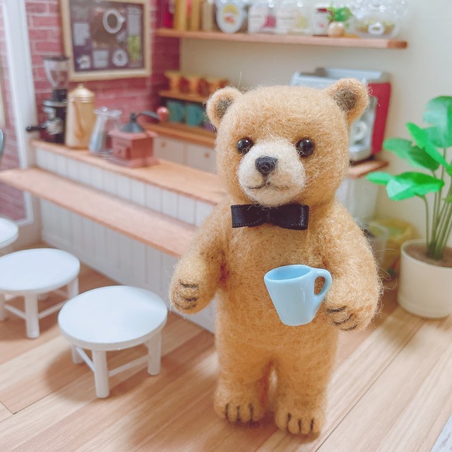 ニードルフェルトで作る くま 手作りキットb Little Made S ー須佐沙知子 Official Web Shopー