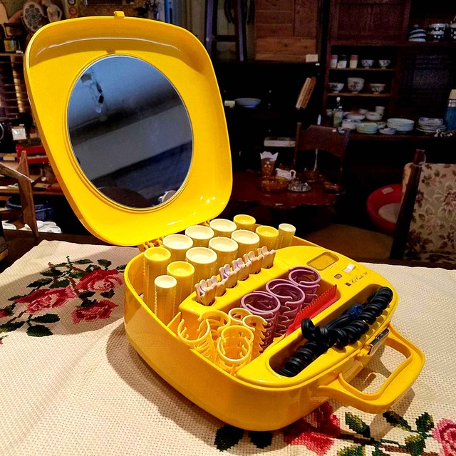 レトロなナショナル ホットカーラー 旧式生活雑貨店 神戸トランヂスタ