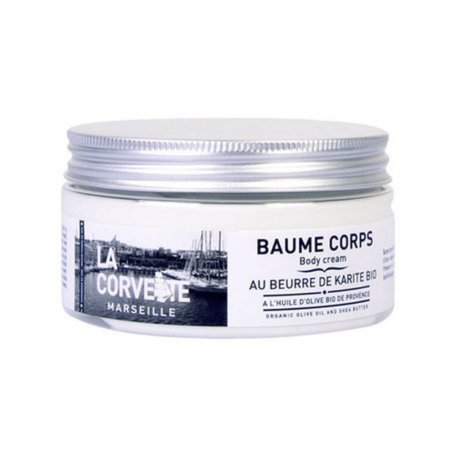 La Corvette BAUME CORPS オーガニックボディクリーム 200ml オリーブ&シアバター(AU BEURRE DE KARITE BIO)