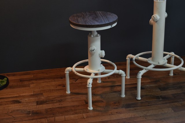 Smoky Bar Chair WH / ヴィンテージスタイル スモーキー バーチェア / ホワイト