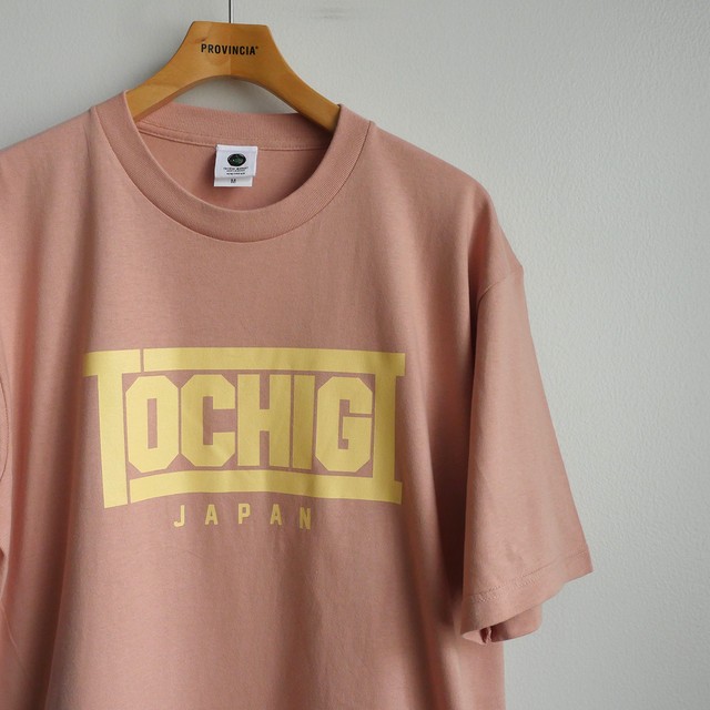 Tシャツ Tochigi Japanロゴ ダスティピンク Tochigi Market