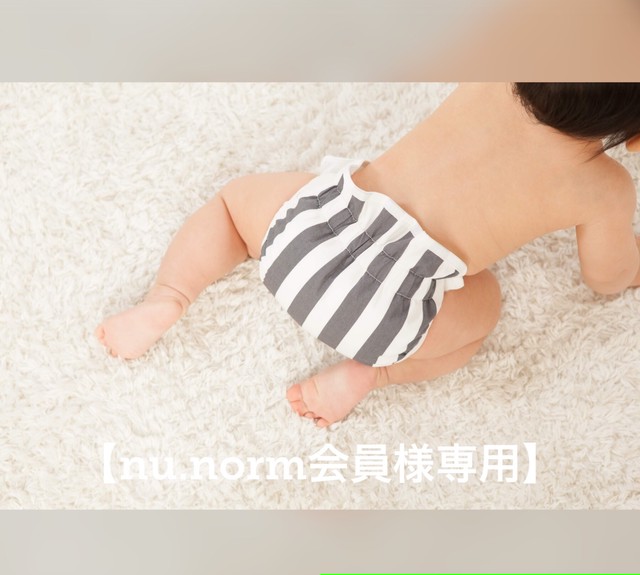Nu Norm会員様専用 布おむつカバー ストライプ Nu Norm ヌノーム
