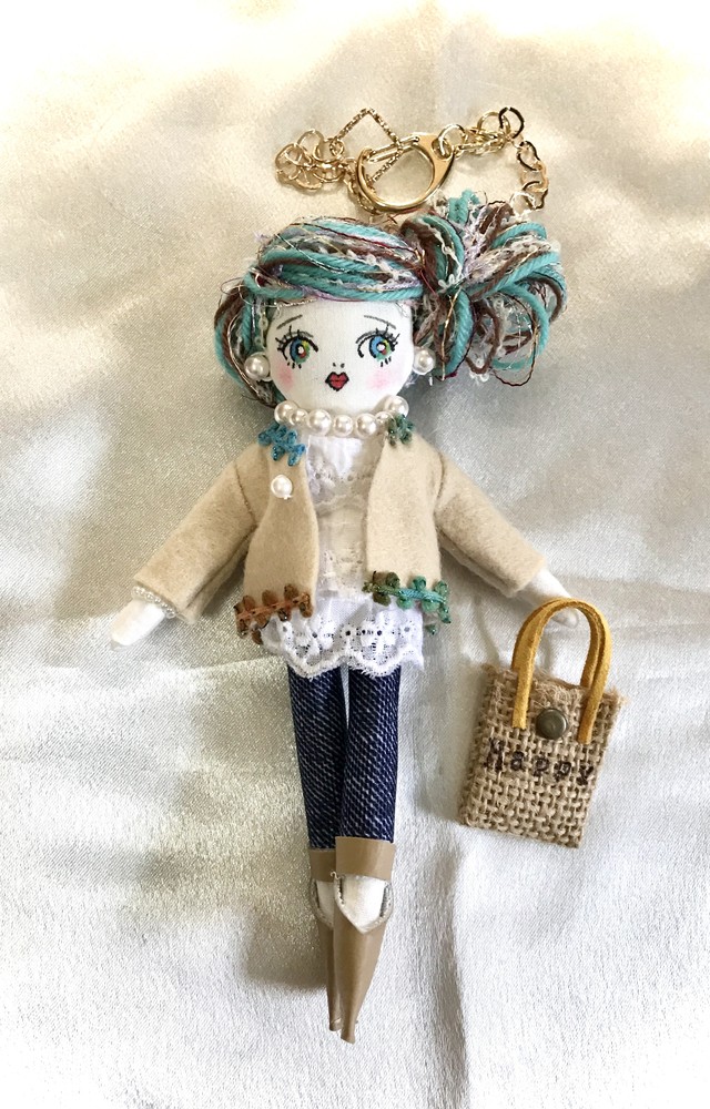 ドールチャーム バックチャーム 着せ替えドール Eclat08 ジャケット ルルベちゃん Eclat