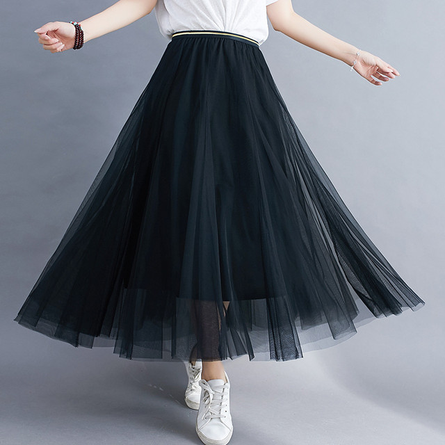 スカート ロング夏服韓国ファッション 夏物 パニエ ペチコート スタイル Marchs67