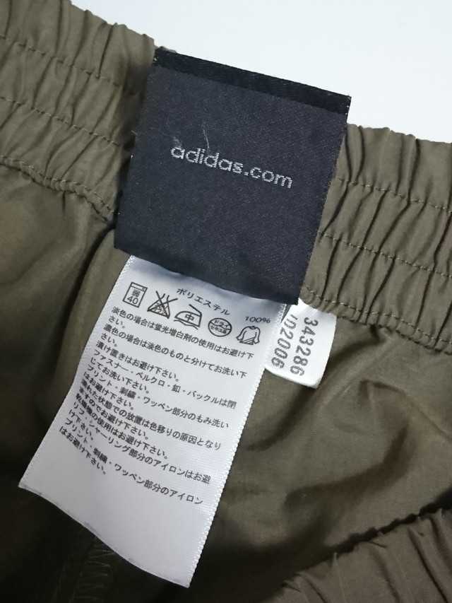 古着 メンズl Adidas アディダス カーゴパンツ 7分丈パンツ カジュアル スポーツ ウォーキング ジョギング カーキ スポーツウェア シューズの古着屋 リサイクルスポーツ