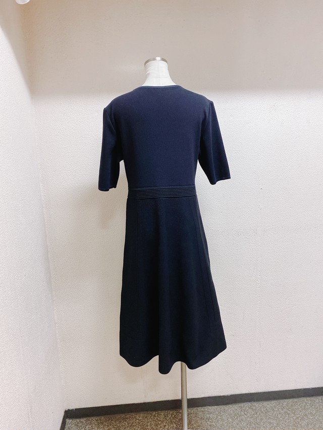 ダックス 半袖ワンピース 黒色 フォーマル 冠婚葬祭 Daks Uta