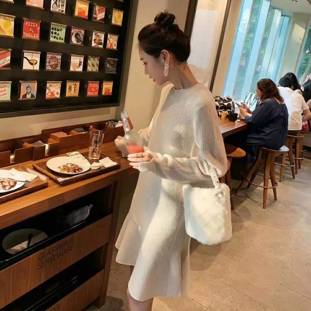 442 フレアニットワンピース Petitmignon Store