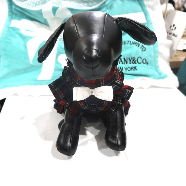 カリーナ フリフリチェックワンピース Rd 犬服 ドッグウェア Dog Select Shop Ange ドッグセレクトショップアンジュ