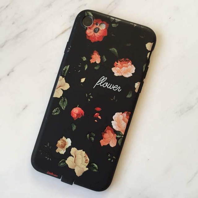 アイフォン7 Iphone7 ケース 花柄 カラフル かわいい バラ Marie2222