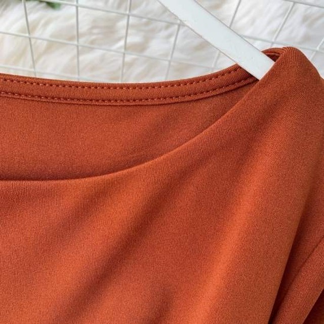 ワンピース レディース シャツワンピース ロング 冬 40代 白 秋 50代 30代 コーデ 30代 きれいめ 40代 フォーマル 上品 おしゃれ ロング丈 ニットワンピース 体型カバー 無地 Dress Plaatje