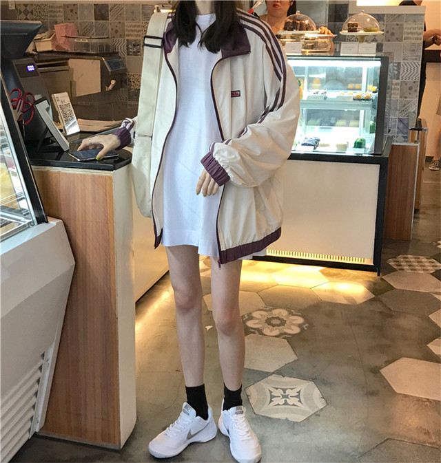 韓国ファッション オルチャン アウター ブルゾン 秋 ストリート系 おしゃれ かわいい 原宿系 スポーティー カジュアル K510 Korean Select 韓国ファッション オルチャンファッション