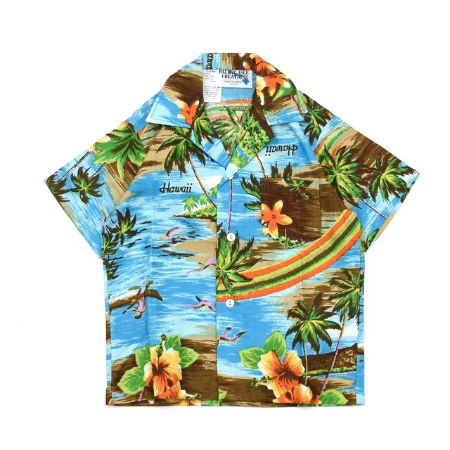 KIDS!! 70〜80's PACIFIC ISLE Aloha shirt