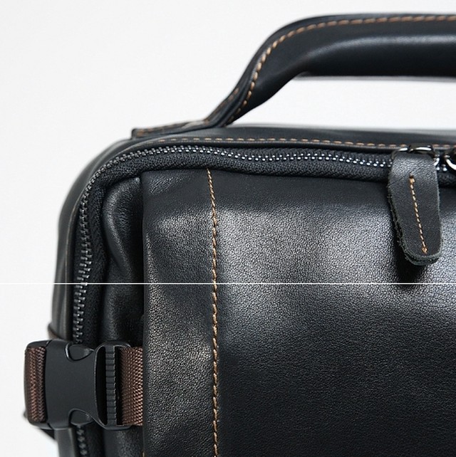 上層牛革リュックサック本革メンズバッグパックオイルレザーバッグ男女兼用レトロ風 Kawayosi