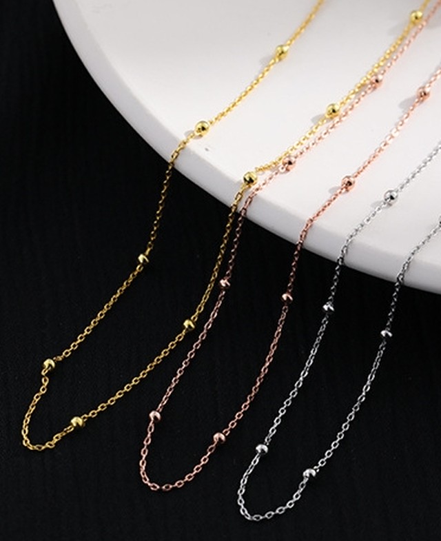 ネックレス チェーン ゴールド シルバー ローズ プチプラ 韓国 コスパ かわいい 大人 おしゃれ Cospa Fashion