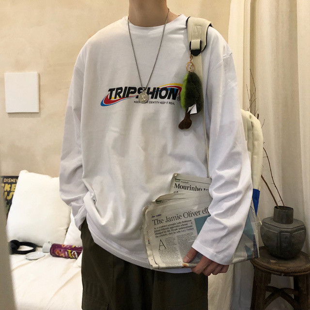 19新作 メンズプリントロンt 韓国 全３色 着回し力抜群 Uruuru7