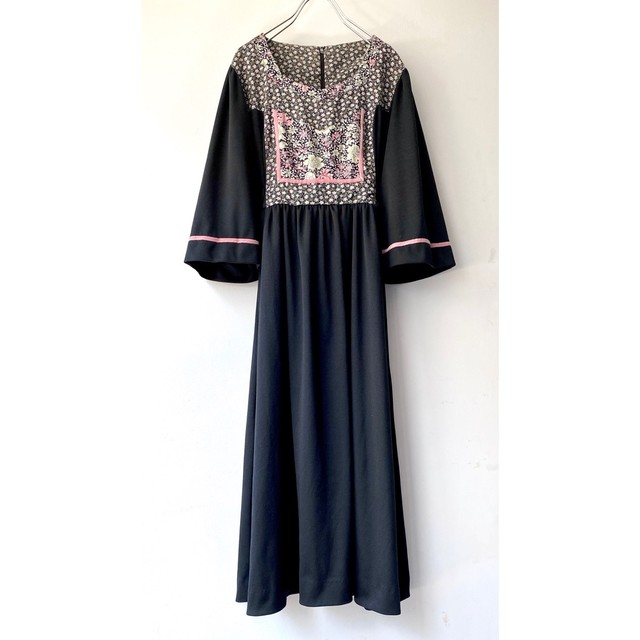 70 Sパッチワークワンピース Marimero