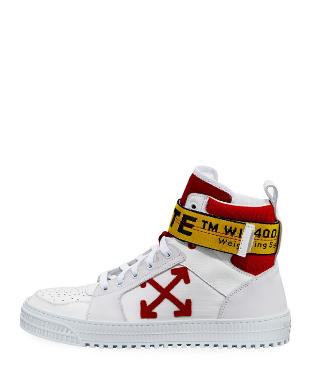 オフホワイト Off White メンズ スニーカー シューズ 靴 2019 新作 残りわずか Off White Industrial Belt Strap High Top Hi808shop