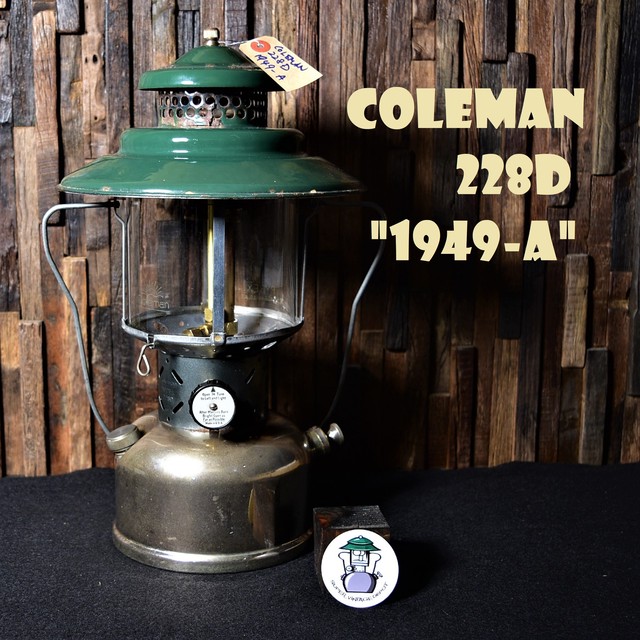 Coleman - コールマン 228D ビッグハット改 純金メッキ OLDアンバー