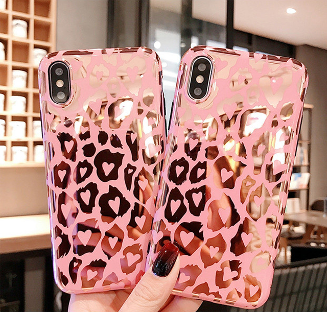 ヒョウ柄 かわいい アニマル Iphonexs Iphone8 ケース Iphonex Iphonexr ケース アイフォン8 ケース Iphone7 Iphoneケース ピンク スマホケース Freely S Shop
