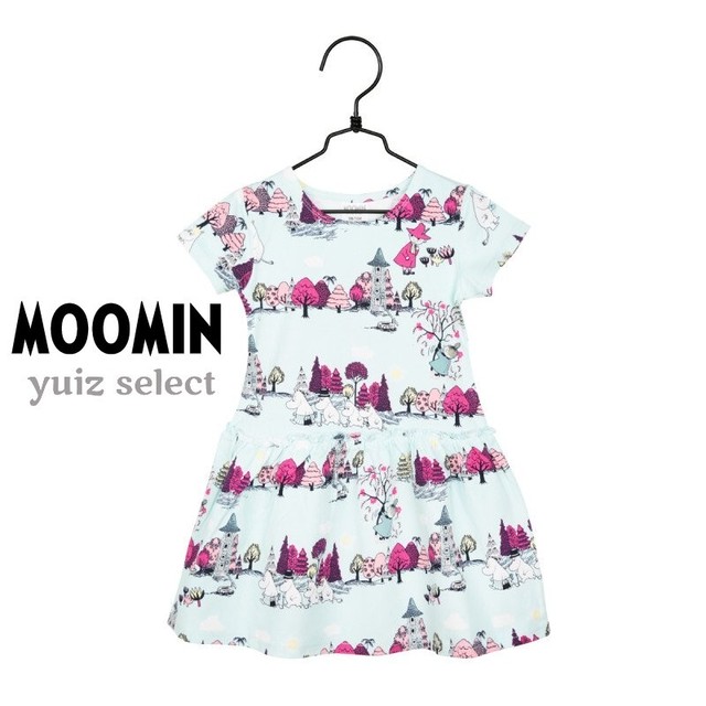 日本未発売 ワンピース キッズ Moominvalley Dress Mint Green Moominムーミン Yuizselect