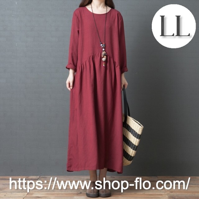 29 Ll Xl 大きいサイズ レディース服 ワンピース 秋物 Flo 大きいサイズのレディース服セレクトショップ