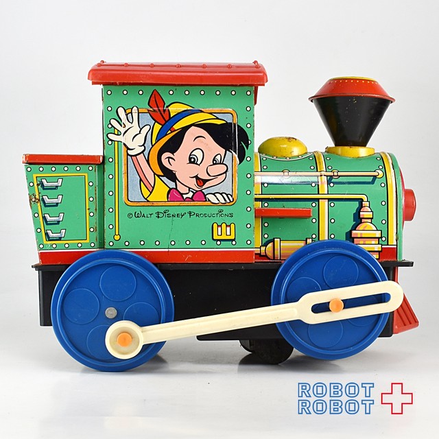 マスダヤ ディズニー ブリキ機関車ドナルド Made In Japan Robotrobot