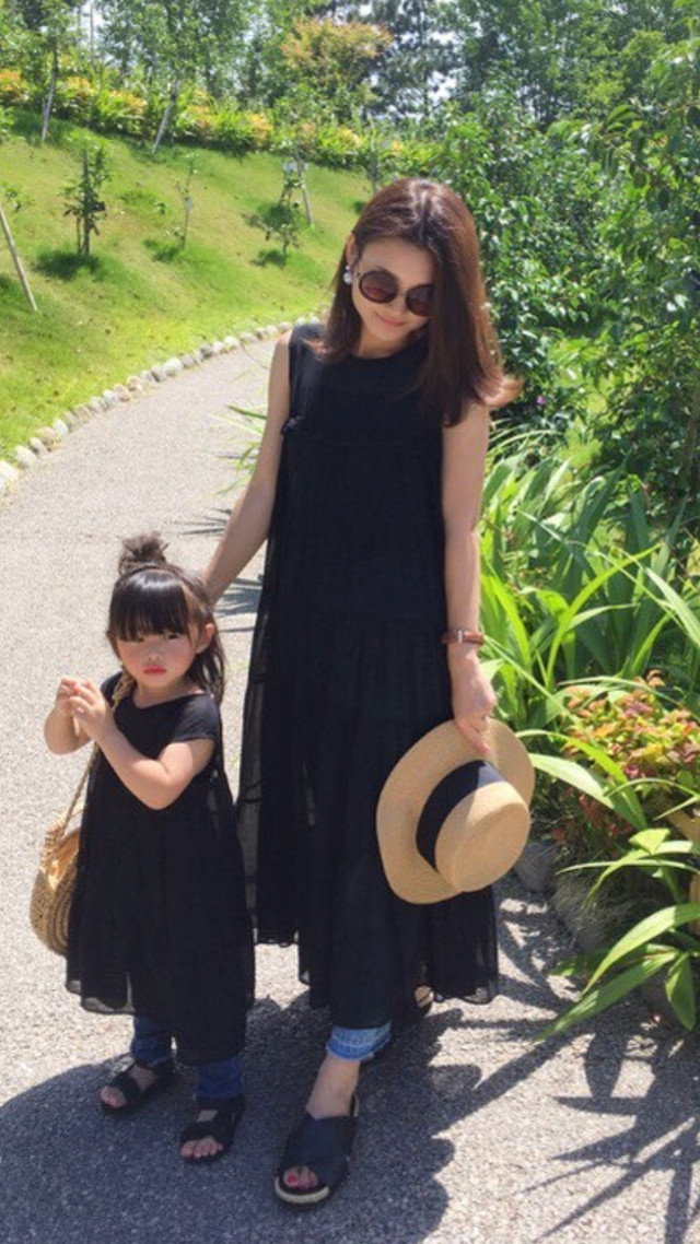 セミオーダーティアードワンピース親子セット Ayatian