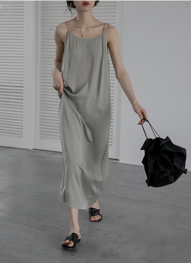シンプルキャミロングワンピース Fanfan Closet ファンファンクローゼット