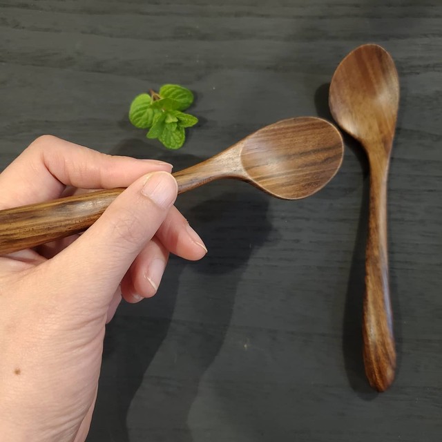木のカトラリー カレースプーン 右手用or左手用 つながる雑貨屋 てとて舎 オンラインショップ