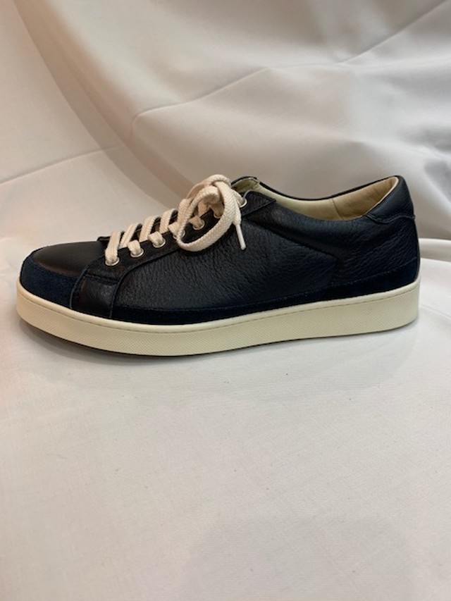 メンズ リーガルウォーカー レザースニーカー 軽量 303w ネイビー 岩井信六商店