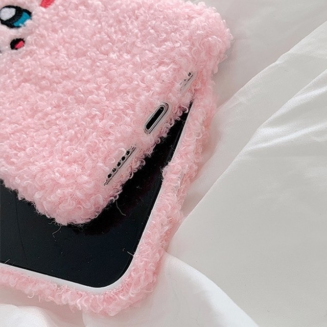 Iphoneケース 各機種用あり ふわふわ もこもこ ぬいぐるみ かわいい ファー スマホ カバー おしゃれ アイフォン 携帯カバー Cospa Fashion