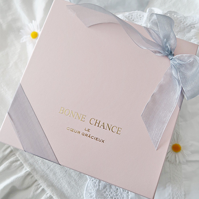 Gift Box ギフトボックス お皿用 ラッピング対応 Bonne Chance