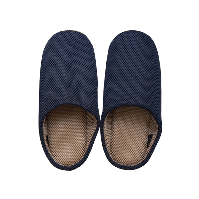 シーアンドケイ リフレソール たびっ子 磁気治療器 ルームシューズ フリーサイズ 銅板で抗菌 消臭 磁気で血行促進 メッシュ加工で通気性抜群 ネイビー Crux クラックス 公式