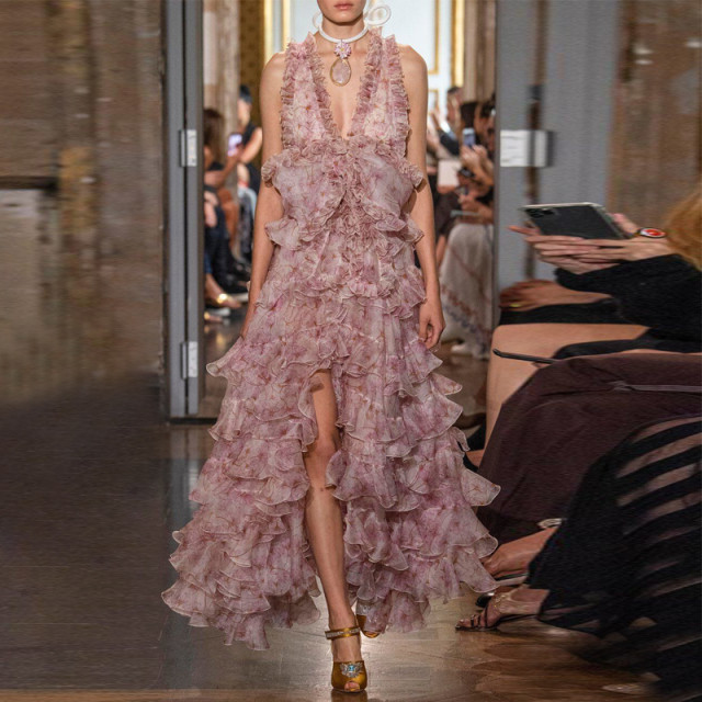 シフォンゴージャスワンピース Aria