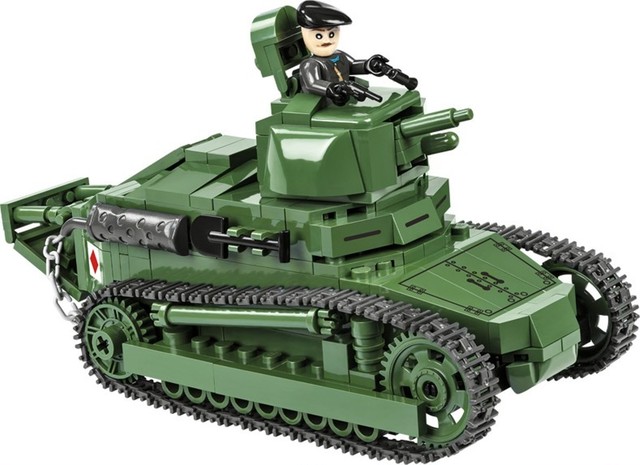 Cobi 2973 ルノー Ft 17 軽戦車 ミリタリーブロック公式オンラインショップ Militaryblock Official Online Shop