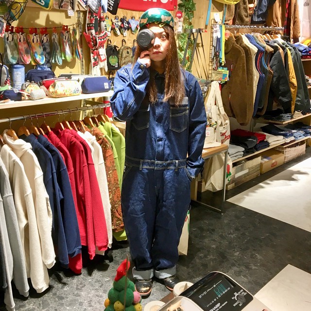 Chums チャムス カバーオール Hurricane Coverall Booby 1066 デニム つなぎ ツナギ オールインワン Bears Online Chums チャムス 正規取扱店