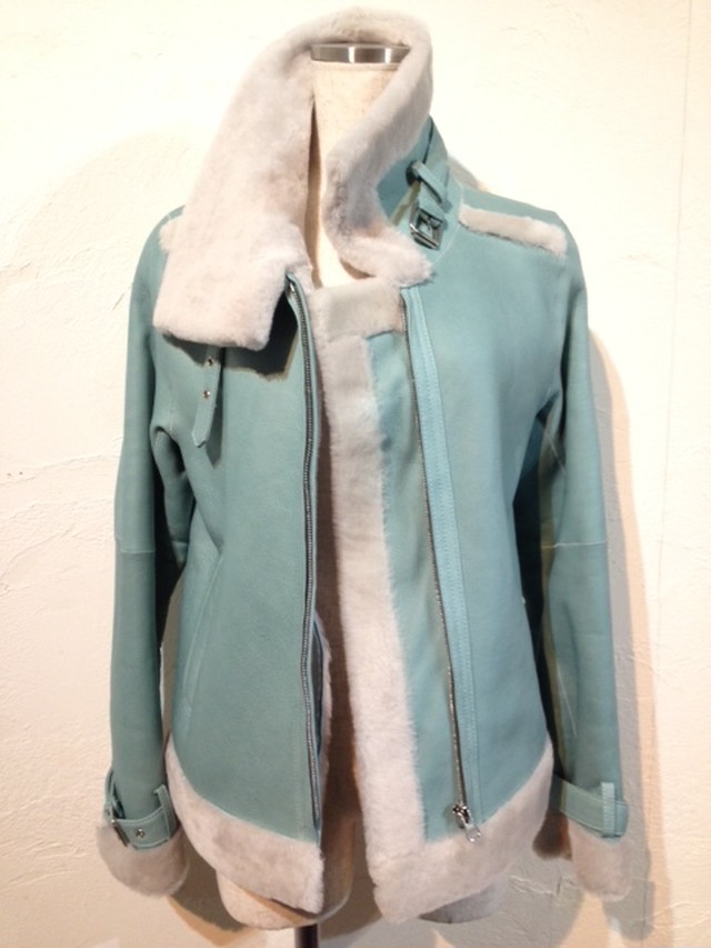 ムートンライダースジャケット Cogito Ergo Sum