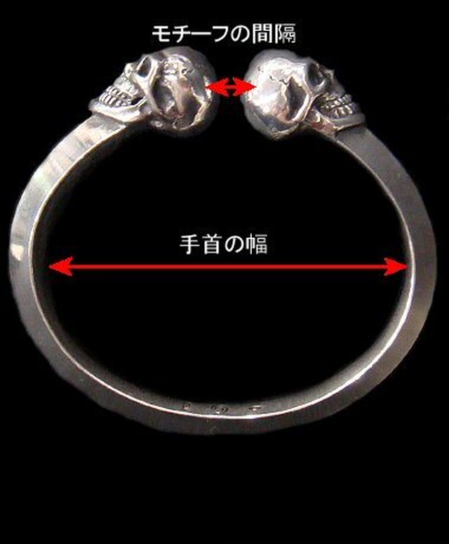 Skull Triangle Wire Bangle Bg 16 Gaboratory Gabor ガボール ガボラトリー Silver 正規取扱店 シルバー メンズ アクセサリー スカル トライアングル バングル バングル 925 シルバー925 Posse