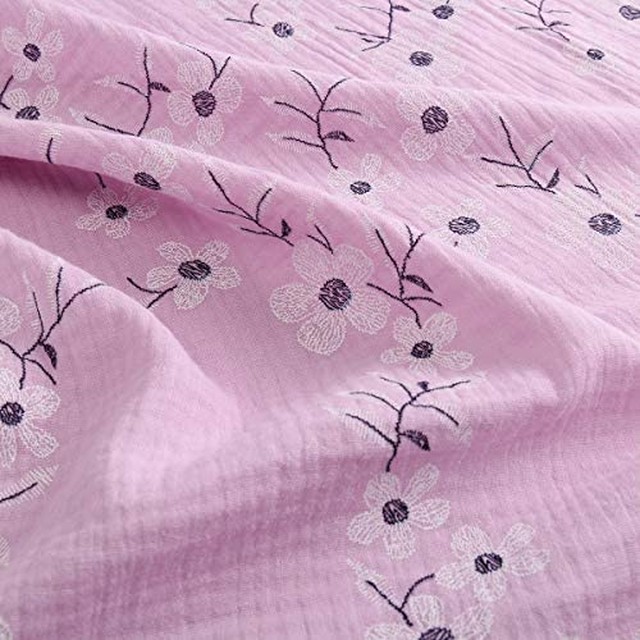 Jpcs ダブルガーゼ 生地 コットン100 綿 ガーゼ布 天然素材 可愛い柄 花柄 手作り布 手芸 手作り ハンドメイド 裁縫 縫製 約幅153cm 100cm Japan Classic Store