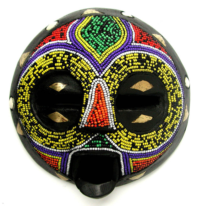 お面 ミニ Brass Beads Mask M 094m 602 アフリキコ Afrikico アフリカ雑貨専門店 公式通販サイト