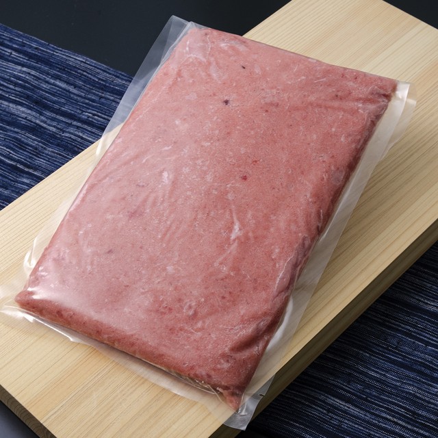 【まぐろのたたき999円】(0134)国産冷凍インドまぐろのたたき 500g 999円税込