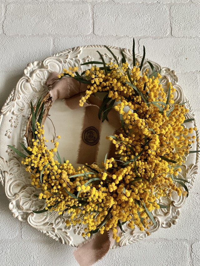 ミモザのハーフリース Glicina Peony