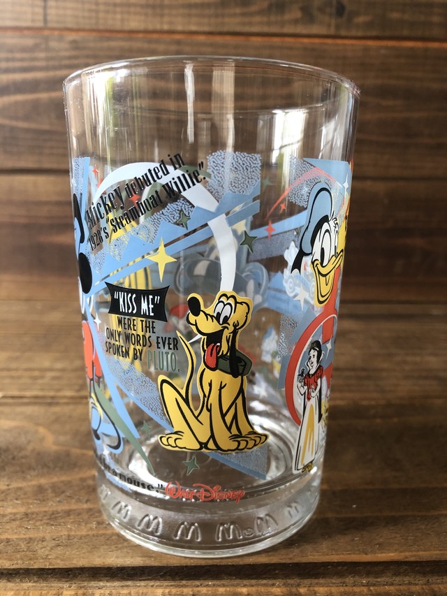 Walt Disney 100 Year Of Magic Mcdonald S Glass Mickeymouse ウォルトディズニー 100周年 マクドナルド グラス ミッキーマウス Motorrock Kustomshop Fu Z Korner