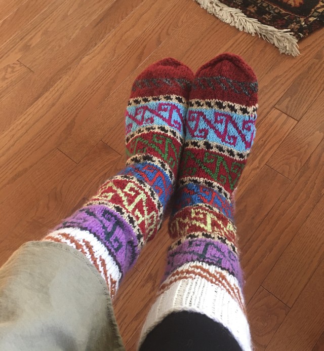 トルコおばあちゃんの手編み靴下 Ramru