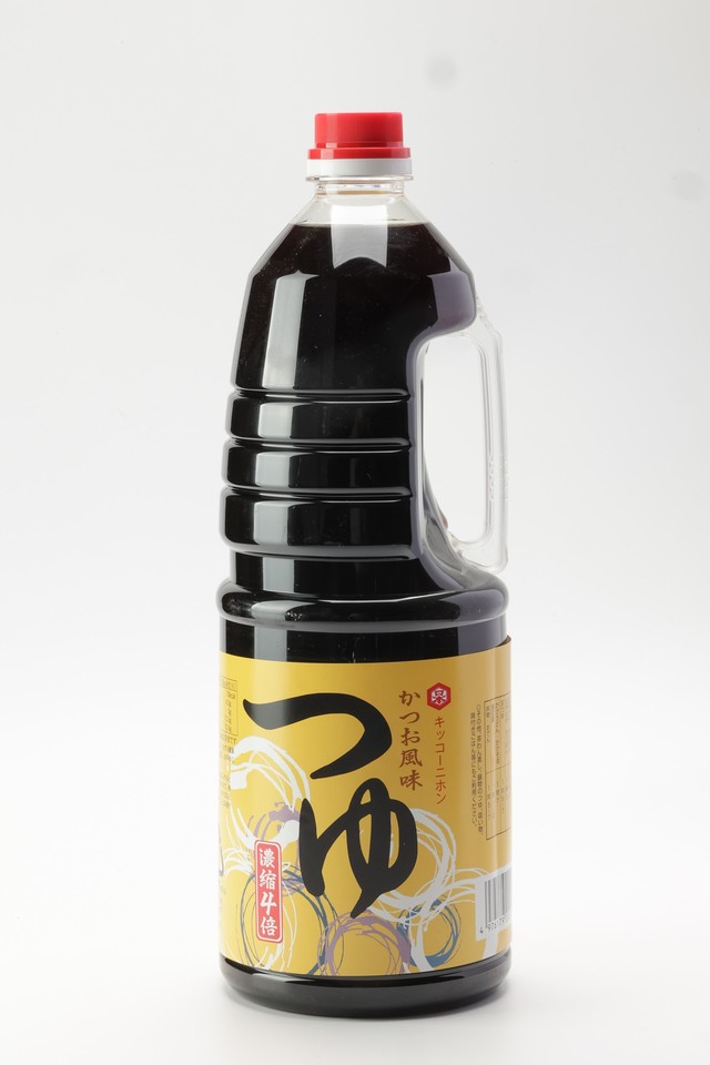 キッコー二ホンかつお風味つゆ1.8リットル(濃縮4倍タイプ)